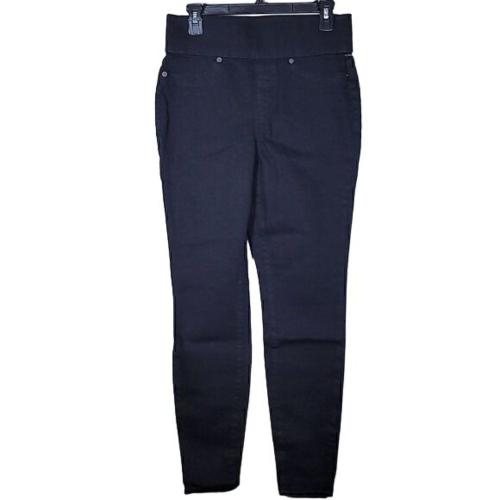 NWOT LOGO by Lori Goldstein Denim Pull On Leggings Sz 6